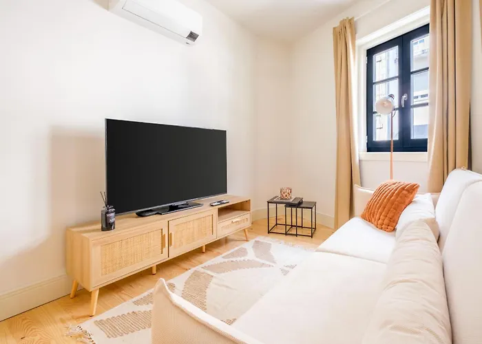 아파트 Art Deco 11 Luxury 2br Downtown Metro Ac 포르투